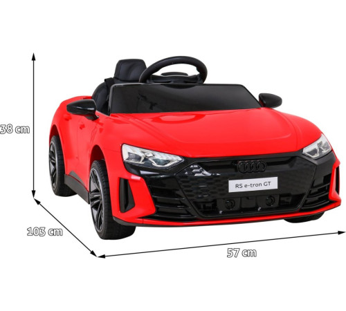 Дитяча акумуляторна машинка Audi RS E-Tron GT Червона Дитяча акумуляторна машинка Audi RS E-Tron GT Червона