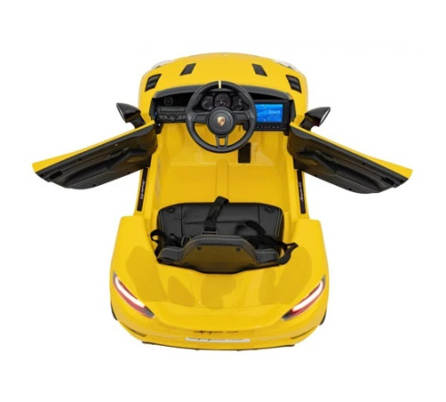 Дитяча акумуляторна машинка Porsche 718 Жовта Дитяча акумуляторна машинка Porsche 718 Жовта