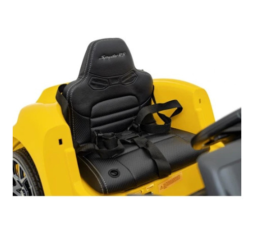 Дитяча акумуляторна машинка Porsche 718 Жовта Дитяча акумуляторна машинка Porsche 718 Жовта