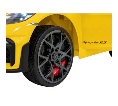 Дитяча акумуляторна машинка Porsche 718 Жовта Дитяча акумуляторна машинка Porsche 718 Жовта