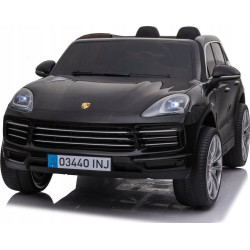 Дитяча акумуляторна машинка Porsche Cayenne S Чорна