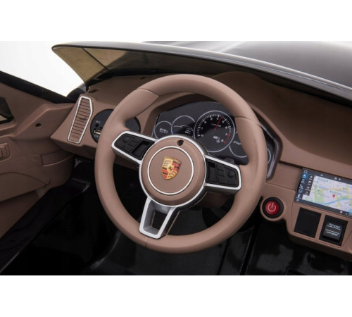 Дитяча акумуляторна машинка Porsche Cayenne S Чорна