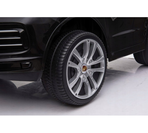 Дитяча акумуляторна машинка Porsche Cayenne S Чорна