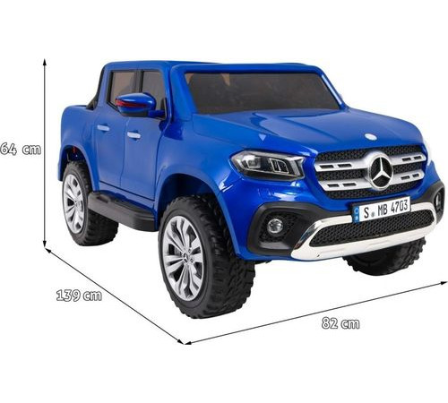 Дитяча акумуляторна машинка Mercedes Benz X-Class Синя Дитяча акумуляторна машинка Mercedes Benz X-Class Синя