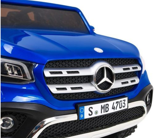 Дитяча акумуляторна машинка Mercedes Benz X-Class Синя Дитяча акумуляторна машинка Mercedes Benz X-Class Синя