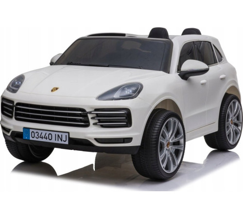 Дитяча акумуляторна машинка Porsche Cayenne S Біла Дитяча акумуляторна машинка Porsche Cayenne S Біла