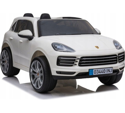 Дитяча акумуляторна машинка Porsche Cayenne S Біла Дитяча акумуляторна машинка Porsche Cayenne S Біла
