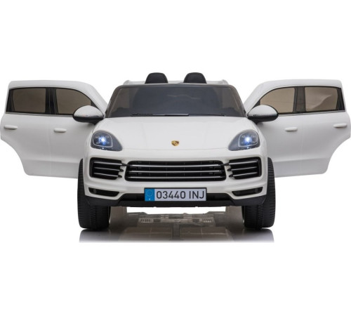 Дитяча акумуляторна машинка Porsche Cayenne S Біла Дитяча акумуляторна машинка Porsche Cayenne S Біла