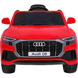Дитяча акумуляторна машинка Audi Q8 Червона
