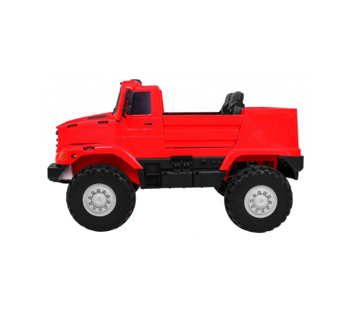 Дитяча акумуляторна машина Mercedes-Benz Zetros Red + 2-місний + Багажне відділення + Пульт Дитяча акумуляторна машина Mercedes-Benz Zetros Red + 2-місний + Багажне відділення + Пульт