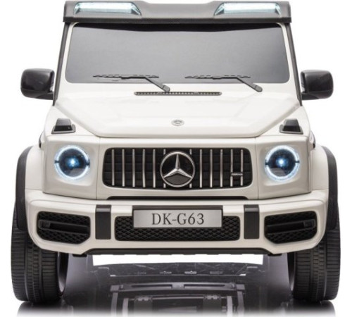 Дитяча акумуляторна машинка Mercedes Benz G63 AMG XXL Біла Дитяча акумуляторна машинка Mercedes Benz G63 AMG XXL Біла