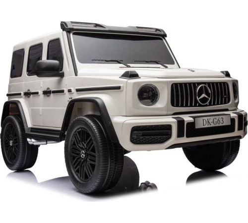 Дитяча акумуляторна машинка Mercedes Benz G63 AMG XXL Біла Дитяча акумуляторна машинка Mercedes Benz G63 AMG XXL Біла