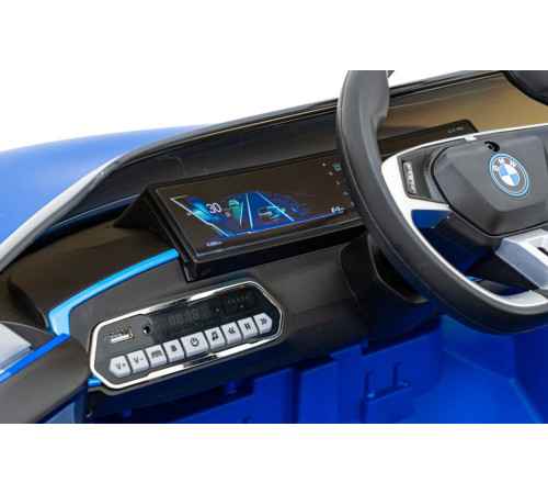 Дитяча акумуляторна машинка BMW i4 Синя Дитяча акумуляторна машинка BMW i4 Синя