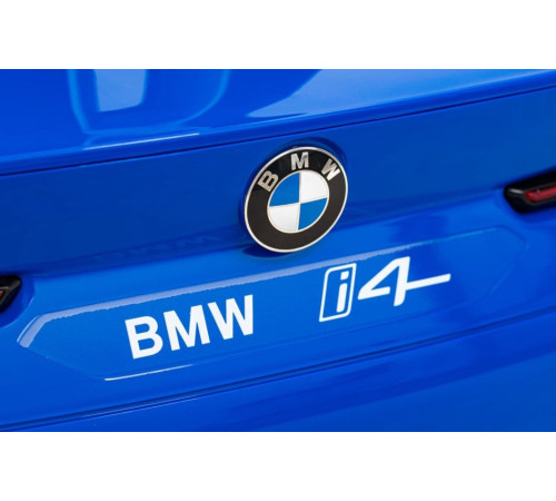 Дитяча акумуляторна машинка BMW i4 Синя Дитяча акумуляторна машинка BMW i4 Синя