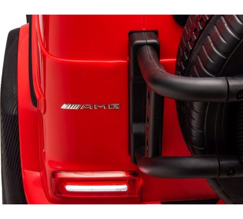 Дитяча акумуляторна машинка Mercedes Benz G63 AMG XXL Червона