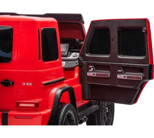 Дитяча акумуляторна машинка Mercedes Benz G63 AMG XXL Червона
