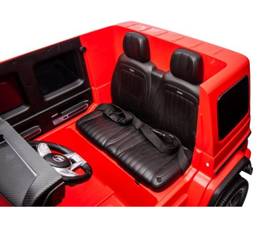 Дитяча акумуляторна машинка Mercedes Benz G63 AMG XXL Червона