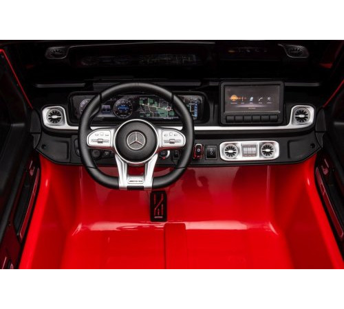 Дитяча акумуляторна машинка Mercedes Benz G63 AMG XXL Червона