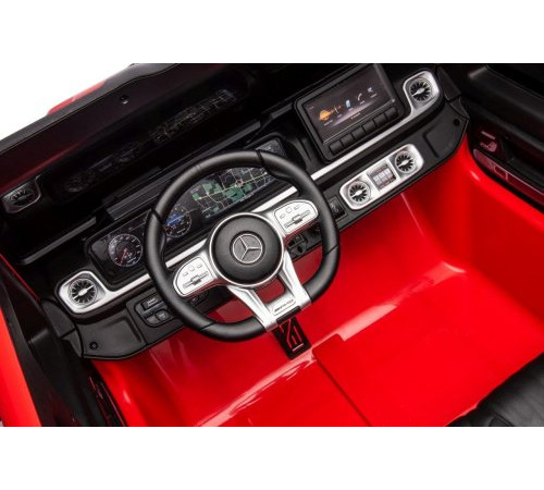 Дитяча акумуляторна машинка Mercedes Benz G63 AMG XXL Червона