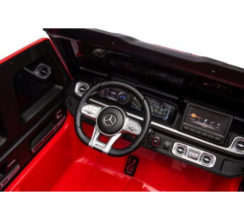 Дитяча акумуляторна машинка Mercedes Benz G63 AMG XXL Червона