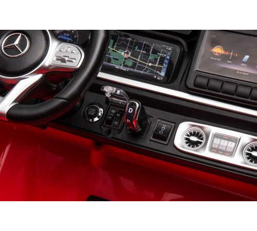 Дитяча акумуляторна машинка Mercedes Benz G63 AMG XXL Червона