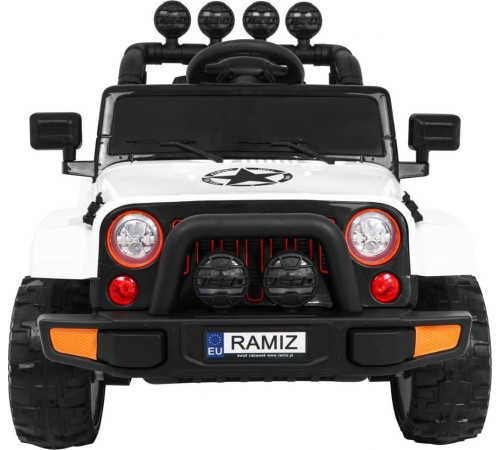 Дитячий акумуляторний позашляховик Білий