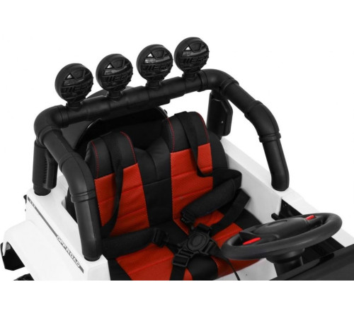 Дитячий акумуляторний позашляховик Білий