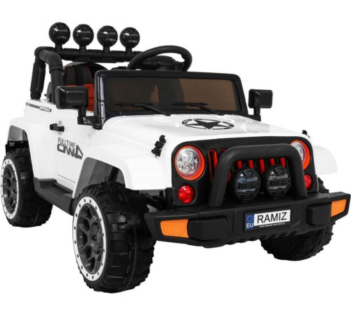 Дитячий акумуляторний позашляховик Білий