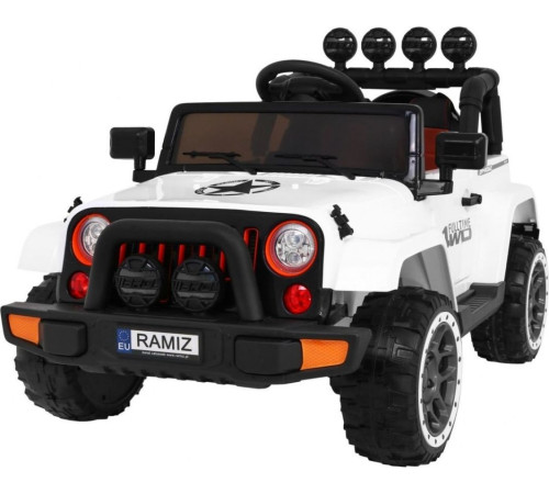 Дитячий акумуляторний позашляховик Білий