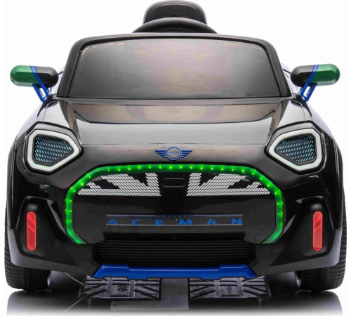 Дитяча акумуляторна машинка Mini Concept Aceman Чорна Дитяча акумуляторна машинка Mini Concept Aceman Чорна