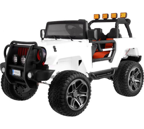 Дитячий акумуляторний позашляховик Jeep Monster 4x4 Білий Дитячий акумуляторний позашляховик Jeep Monster 4x4 Білий