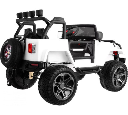 Дитячий акумуляторний позашляховик Jeep Monster 4x4 Білий Дитячий акумуляторний позашляховик Jeep Monster 4x4 Білий