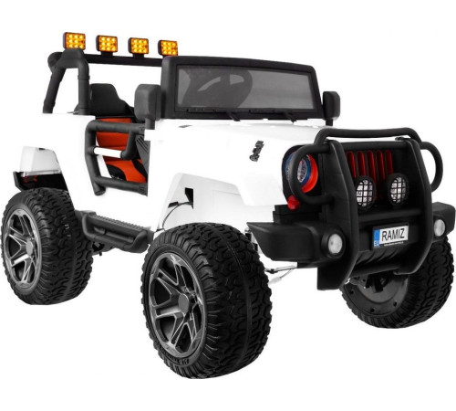 Дитячий акумуляторний позашляховик Jeep Monster 4x4 Білий Дитячий акумуляторний позашляховик Jeep Monster 4x4 Білий