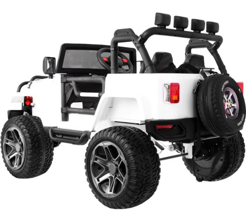 Дитячий акумуляторний позашляховик Jeep Monster 4x4 Білий Дитячий акумуляторний позашляховик Jeep Monster 4x4 Білий