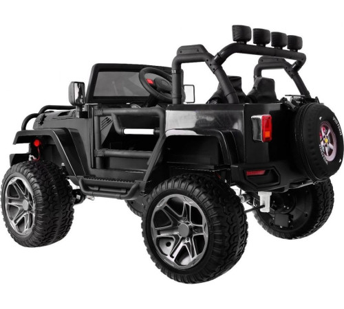Дитячий акумуляторний позашляховик Jeep Monster 4x4 Чорний Дитячий акумуляторний позашляховик Jeep Monster 4x4 Чорний