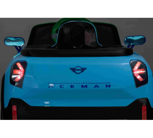 Дитяча акумуляторна машинка Mini Concept Aceman Блакитна Дитяча акумуляторна машинка Mini Concept Aceman Блакитна