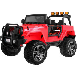 Дитячий акумуляторний позашляховик Jeep Monster 4x4 Червоний