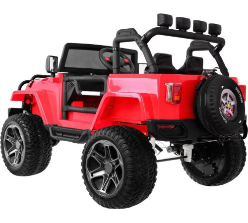Дитячий акумуляторний позашляховик Jeep Monster 4x4 Червоний