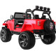 Дитячий акумуляторний позашляховик Jeep Monster 4x4 Червоний