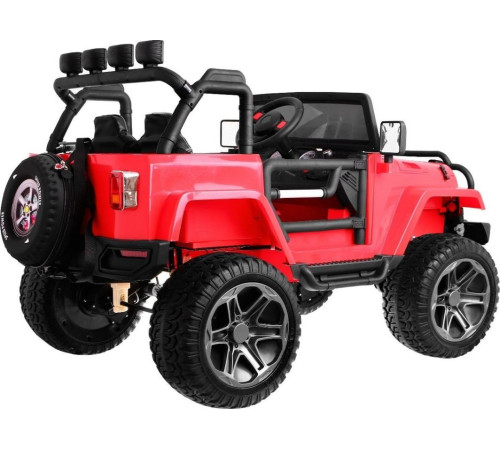 Дитячий акумуляторний позашляховик Jeep Monster 4x4 Червоний