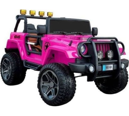 Дитячий акумуляторний позашляховик Jeep Monster 4x4 Рожевий Дитячий акумуляторний позашляховик Jeep Monster 4x4 Рожевий