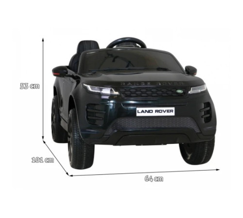 Дитяча акумуляторна машинка Range Rover Evoque Чорна Дитяча акумуляторна машинка Range Rover Evoque Чорна