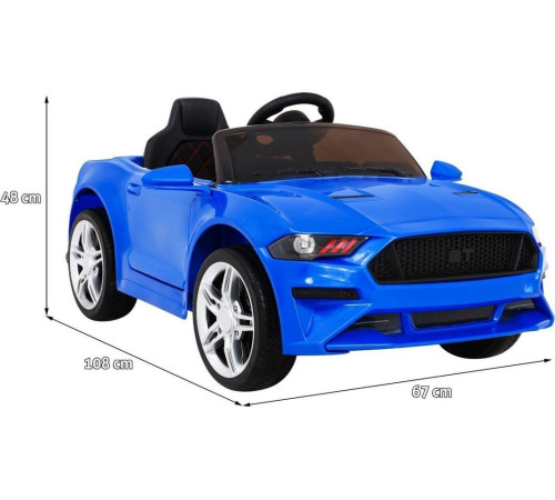 Дитяча акумуляторна машинка GT Синя Дитяча акумуляторна машинка GT Синя