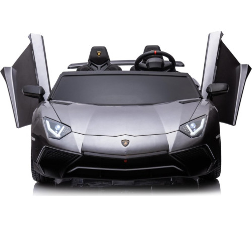 Дитяча акумуляторна машинка Lamborghini Aventador SV Сіра Дитяча акумуляторна машинка Lamborghini Aventador SV Сіра