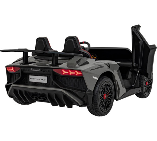Дитяча акумуляторна машинка Lamborghini Aventador SV Сіра Дитяча акумуляторна машинка Lamborghini Aventador SV Сіра