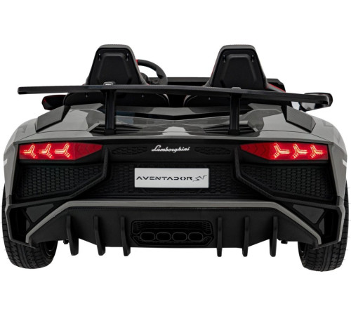 Дитяча акумуляторна машинка Lamborghini Aventador SV Сіра Дитяча акумуляторна машинка Lamborghini Aventador SV Сіра