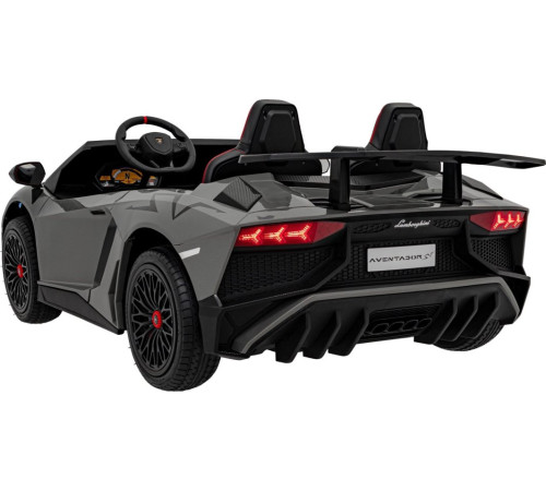 Дитяча акумуляторна машинка Lamborghini Aventador SV Сіра Дитяча акумуляторна машинка Lamborghini Aventador SV Сіра