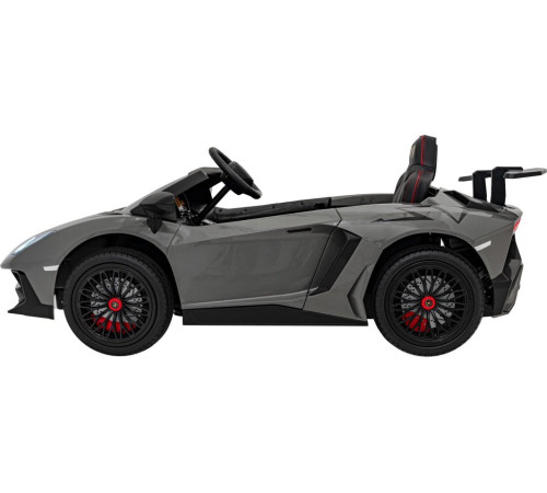Дитяча акумуляторна машинка Lamborghini Aventador SV Сіра Дитяча акумуляторна машинка Lamborghini Aventador SV Сіра