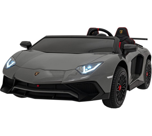 Дитяча акумуляторна машинка Lamborghini Aventador SV Сіра Дитяча акумуляторна машинка Lamborghini Aventador SV Сіра