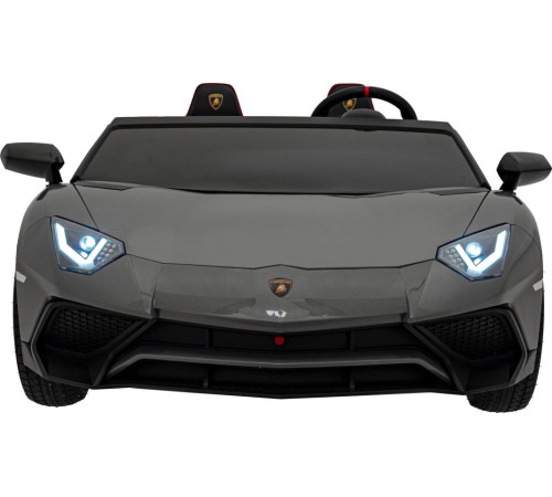 Дитяча акумуляторна машинка Lamborghini Aventador SV Сіра Дитяча акумуляторна машинка Lamborghini Aventador SV Сіра